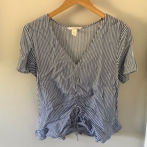 H&M Striped Blouse